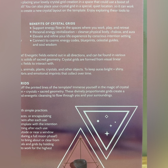 Shoppe Geo – Cleanse + Elevate Crystal Grid Toolkit. - Picture 4 of 10